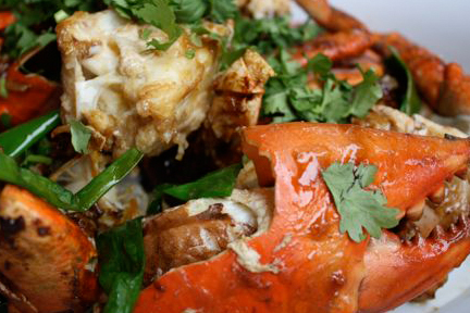 Crab in oyster sauce